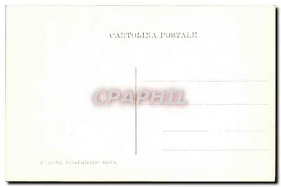 Rzym — Kolumna Trajana — widok z bazyliką San Carlo al Corso na tle — wydawca E. Dione Panimiglio, numer seryjny 577 — Rewers