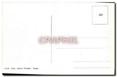 Roma - A Via dell'Impero a partir do Coliseu — Ediz. Enrico Verdesi, n° 223 — Verso