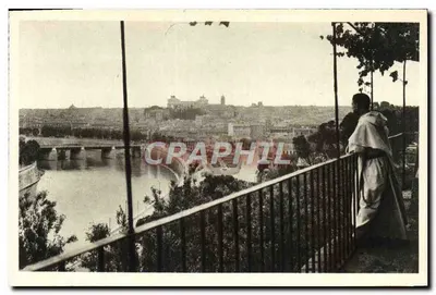 Panorama Rzymu z bazyliki św. Sabiny — wydawca Riv.Marec. Genuwa