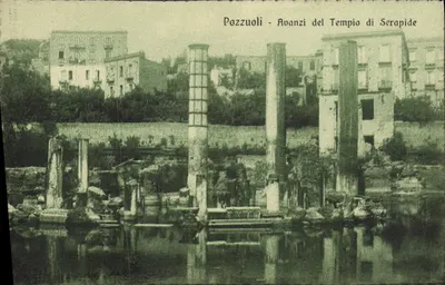 Pozzuoli - Restos do Templo de Serapide — Éd. Francesco Granti, Milão, n° 24618-A
