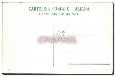 Capri — Panorama i Zamek — Wyd. E. Ragozino, Galleria Umberto-Napoli — Rewers