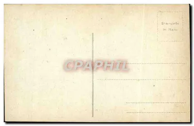 Naples - Donn'Anna Palace (Posillipo) — view of the ruined palace and boats — unknown publisher — Back