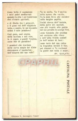 A Virgem da Rosa — Scuola Giottesca — S. Domenico Maggiore - Nápoles — Verso
