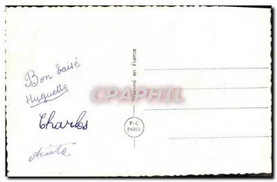 Młody mężczyzna w mundurze — trzymający bukiet róż — PC Paris 6065 — Rewers