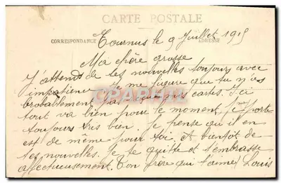 Tournus - Cour do Hospital - G. J. M. n°28 — Verso
