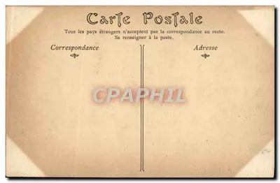 O Palácio de Justiça, fachada na Place Dauphine — Paris — editor não identificado, n° 369 — Verso