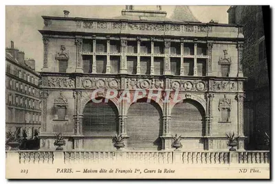 PARIS — Casa dita de François Ier, Cours la Reine — ND Pbot.