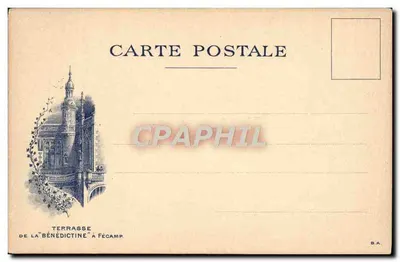 Pavillon Algierii — Wystawa Uniwersalna Paryż 1900 — Wydrukowany na Wystawie przez "Bénédictine" — Rewers
