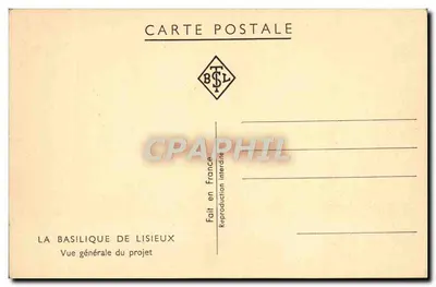 La Basilica di Lisieux — Vista generale del progetto — BSL — Verso