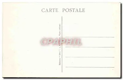 Vichy — Passeio a cavalo nos Quais do Allier — Contellerie Faure, 20, rue Lucas, Vichy — Verso