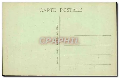 Vichy — Thermal Establishment — Massage in Water — Publisher Ideal, no. 452 — Back