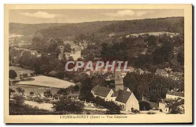 LYONS-la-FORÊT (Eure) — Vista Geral — Edições R. Caton, Paris
