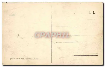 Argentières i Mont-Blanc — widok panoramiczny — J.J. nr 10553 — Rewers