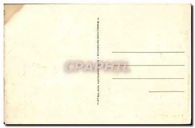 Bilhete postal antigo Vouvray Os Vinhos Habitações na rocha — Verso
