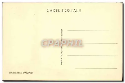 Marmoutier — Façada kościoła abbatialnego (XII wiek) — Kolekcja L'Alsace, Braun & Cie, Mulhouse-Dornach — Rewers
