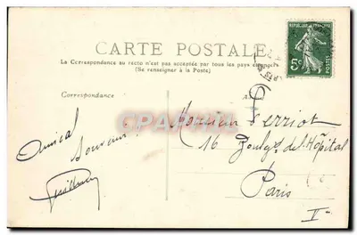 Passirac — Le Chatelart — Wyd. G. Trochon, Barbereix — Rewers
