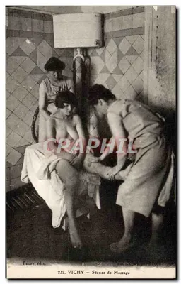 Vichy — Sessão de Massagem — Faure, édit. n° 232