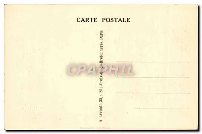 Parque de VERSAILLES — Le Bassin de Neptune e as Grandes Eaux — editor A. Leconte, Paris — Verso