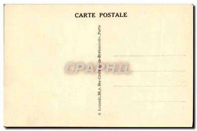 Versailles — Le Château vu du Parc — Lecointe, Paris — Verso