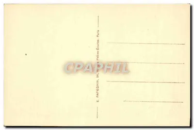 Quarto de Napoleão I — Palácio do Grande Trianon — Editor E. Papeghin, Paris — Verso