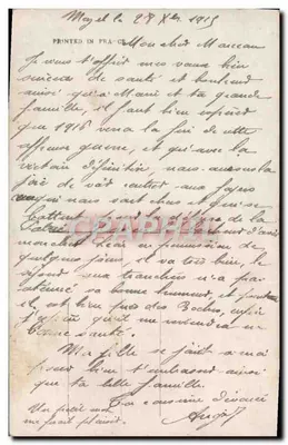 Soldado e criança — cena de guerra e poesia — editor JK n°9415 — Verso