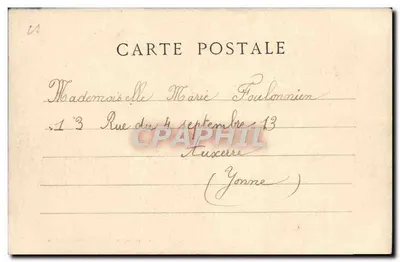 Menina pequena com buquê de flores — 'Meus melhores Vaux' — 'O bom editor' - Paris — Verso