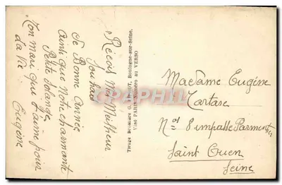 Soldado e mulher — cena invernal — DIX 265 — Verso