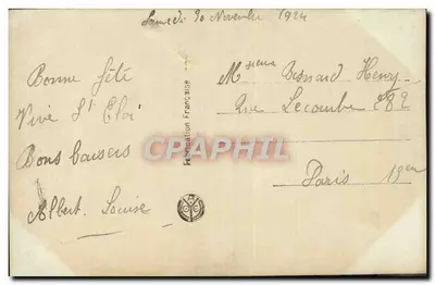 Família com bebê — Sujeto fotográfico — Editor VAN NOYER n° 3923 — Verso