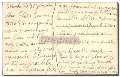 Amants enlacés — scène de couple romantique — éditeur Paris 794 — Verso