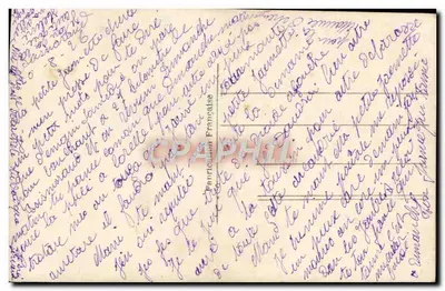 Amor e ternura — casal em intimidade — DIX PARIS 2229 — Verso