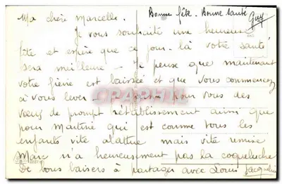 Paysage avec ruisseau et saules — Anne Sauvé Guy, éditeur inconnu — Rewers