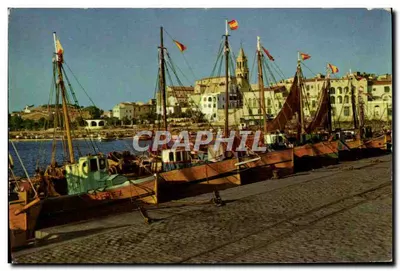Porto de Palamós — Costa Brava — Editor A. Campaña y P. Fusterán, série U.5 N°2391