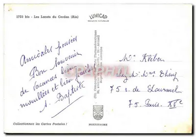 Les Lacets du Cerdon (Ain) — panoramische uitzicht — LUMICAP — Achterkant