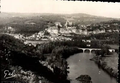 Beynac — Vista panorâmica — Edição Foto 'Geb'