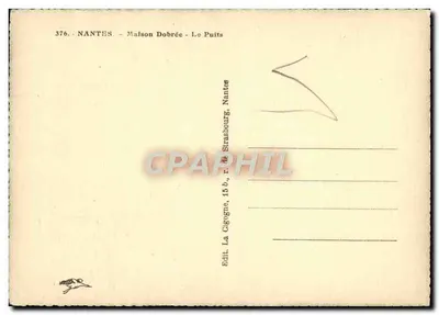 Nantes - Casa Dobreé - Il Pozzo — editore La Cigogne, Nantes — Verso