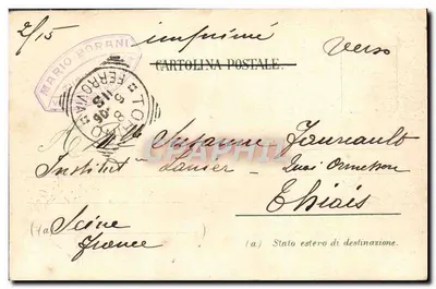 Venetië. Canal Grande en Palazzo Ca' d'Oro — uitgever P.V.N. n° 5816 — Achterkant
