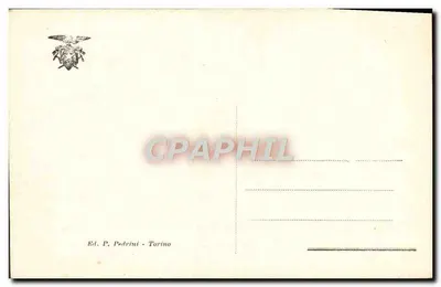 Gressoney - Castello Savoia — Ritratto di una donna incoronata — Ed. P. Pedrini, Torino — Verso