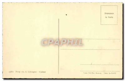 Bilillanes e igreja paroquial — vista panorâmica — Prop. ris. A. Calcagno - Caluso — Verso