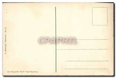 Taormina. Tuin van de Hertog van Bronte — Fotografie Galifi Crupi, n°13 — Achterkant