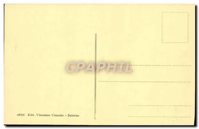 Pesto — Tempio di Nettuno — wydawca Vincenzo Cataneo, n° 18666 — Rewers