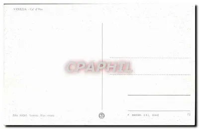 Wenecja - Le Ca' d'Oro — wydawca ARDO, nr 73 — Rewers
