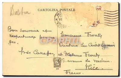 Florença - A Catedral vista da via dell'Orivolo — edição não identificada — Verso