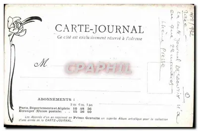 Maurice Rollinat — Desenho de A. Desmoulins — A CARTA-JORNAL, Primeira Ano — N° 7 — Verso