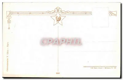 Vila pitoresca — cena de rua com habitantes — F. Ghio, n° 5005 — Verso
