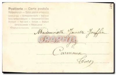 Mulher e criança — cena de jardim — editor anônimo, n° 689 — Verso