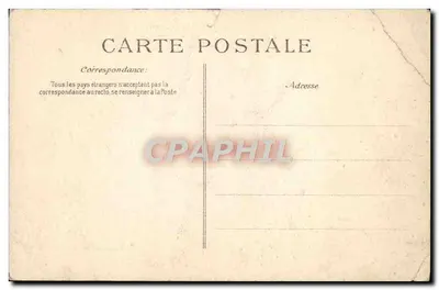 Grandes Manœuvres de Picardie — Le Sapeur Latham sur son Monoplan "Antoinette" — Éditeur E-D — Verso