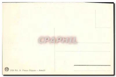 Ravello - Invoer van het Paleis Rufolo — Uitgever A. Fusco Dipino, nr. 2328 — Achterkant