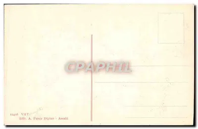 Ravello - Hof van het Paleis Rufolo — uitgever A. Fusco Dipino, Amalfi, n° 11416 — Achterkant
