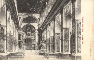 Interno da Catedral — Amalfi — Edit. E. Marcone, Amalfi, n° 0139
