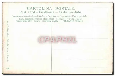 Amalfi — Panorama e Terrazza dei Cappuccini — Édit. E. Ragazino, Galeria Umberto, Napoli — Verso